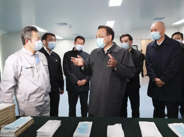 李克強專程到北京海淀督戰口罩生產