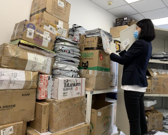 疫情期間大廳郵件接收量創歷史新高