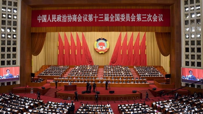 全國政協十三屆三次會議第二次全體會議1