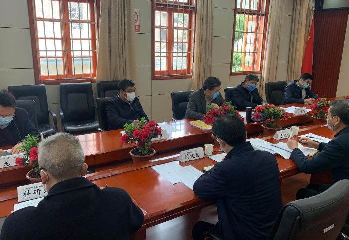 圖為科研攻關工作組在湖北省中醫院調研，湖北省中醫院科研處姜楠供圖