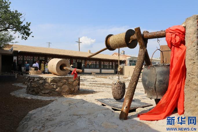 水泉村一處有60多年歷史的居所被改建為文化教育大院。新華網 曹楨攝
