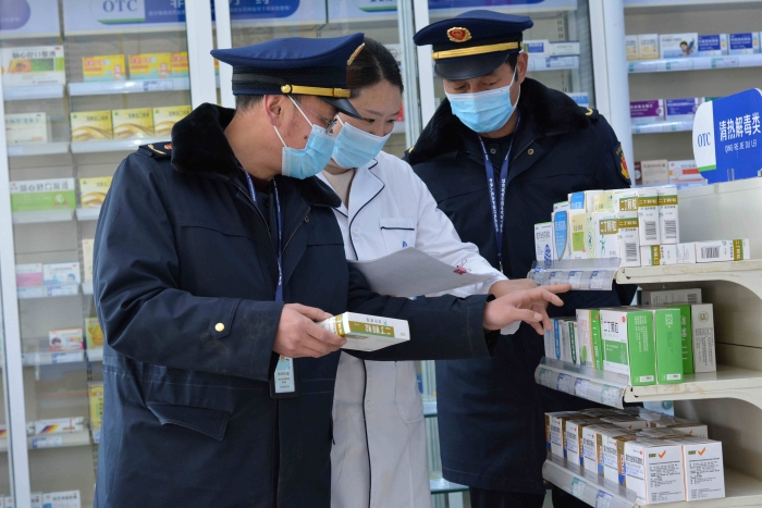 圖為檢查現場。