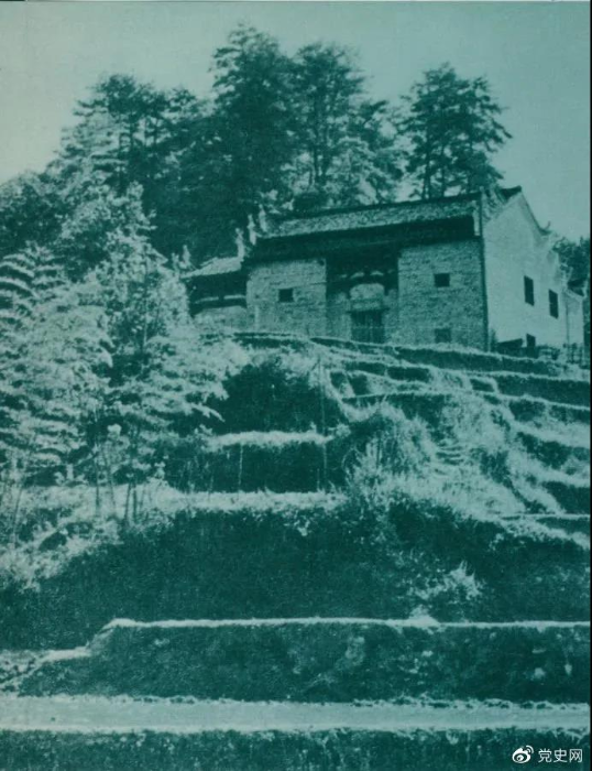 1928年5月，湘贛邊界工農(nóng)兵蘇維埃政府在寧岡茅坪成立。圖為湘贛邊界工農(nóng)兵蘇維埃政府舊址。