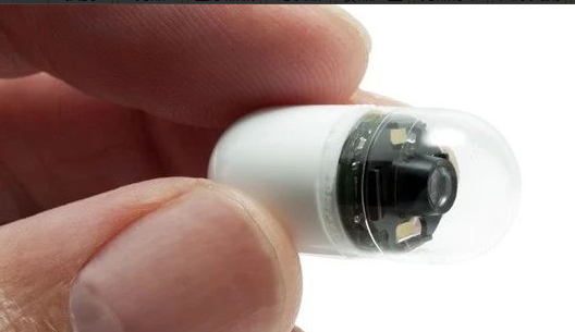 圖為膠囊胃鏡。 圖為膠囊胃鏡。