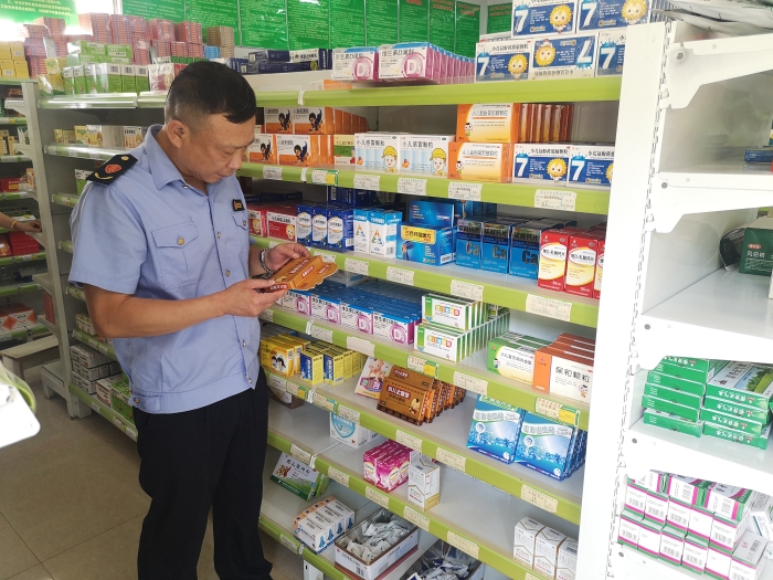 圖為檢查現場。