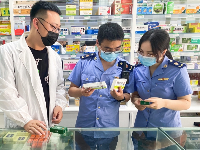 圖為檢查現場。