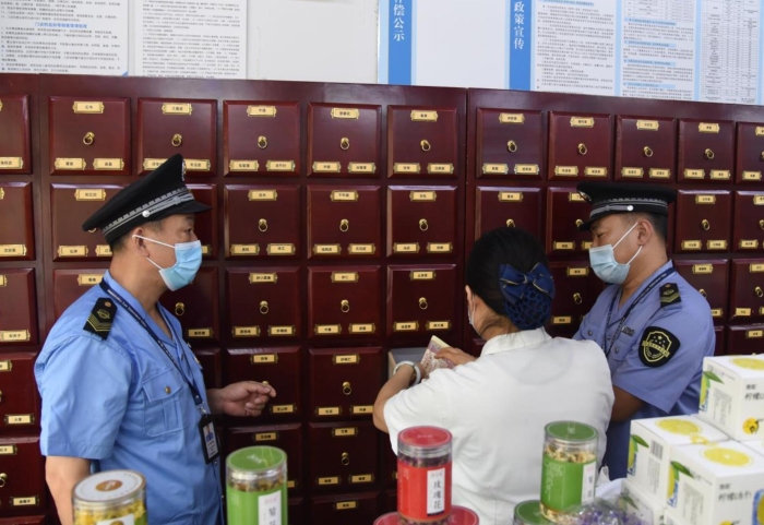 圖為檢查現場。