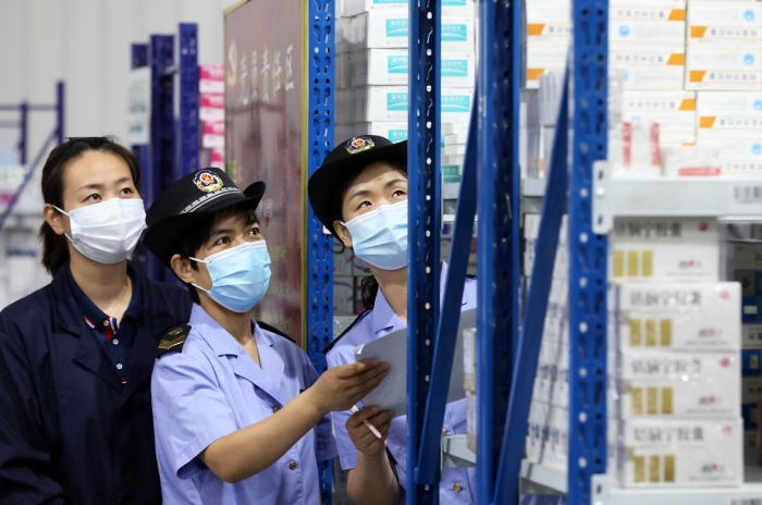 圖為檢查現場。