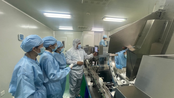 圖為檢查現場。（葉陽歡 攝）