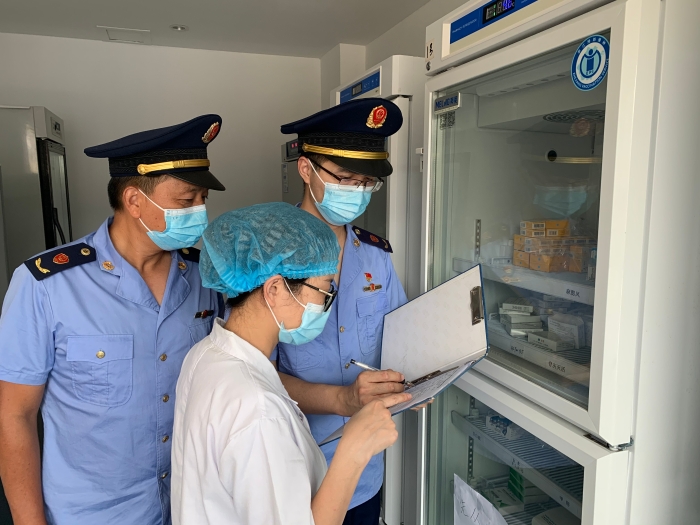 圖為檢查現(xiàn)場(chǎng)。