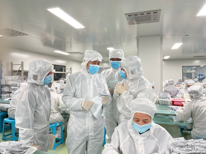 圖為檢查現場。（仲勇軍 攝）