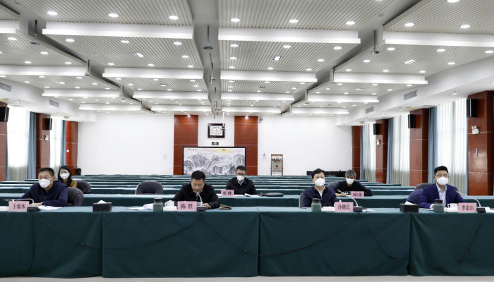 圖為視頻會議現場。