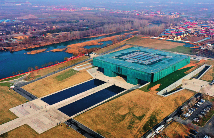 位于河南省安陽市的殷墟博物館新館（2024年2月26日攝）。李安攝/本刊