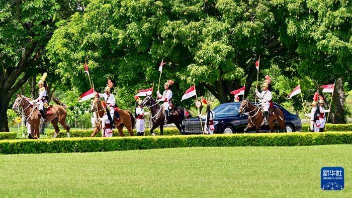 當地時間11月20日上午，國家主席習近平在巴西利亞總統官邸黎明宮同巴西總統盧拉舉行會談。會談前，盧拉總統和夫人羅桑熱拉熱情迎接習近平，并為習近平舉行隆重盛大歡迎儀式。新華社記者 翟健嵐 攝